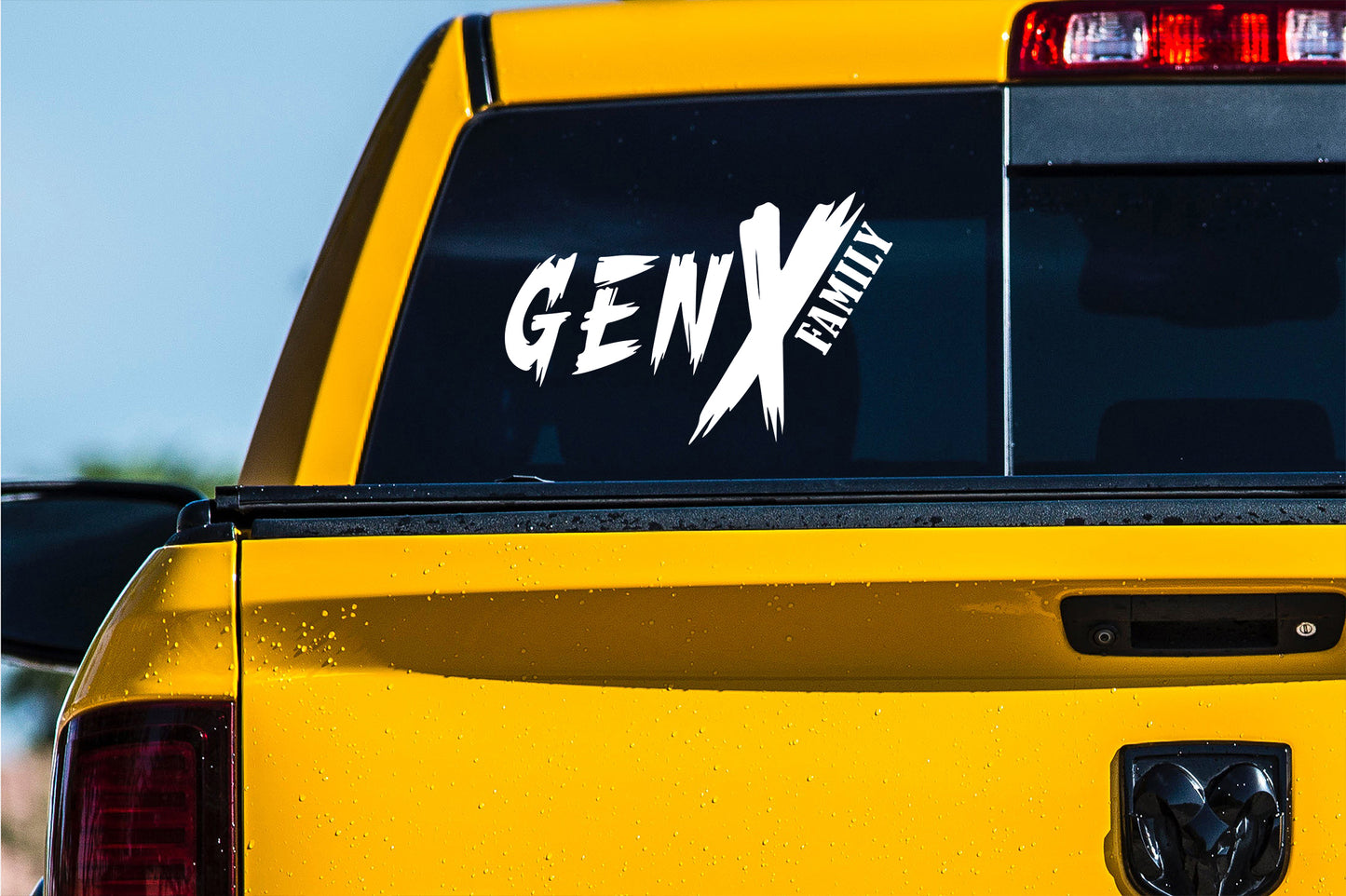 Gen X Family Vinyl Decal