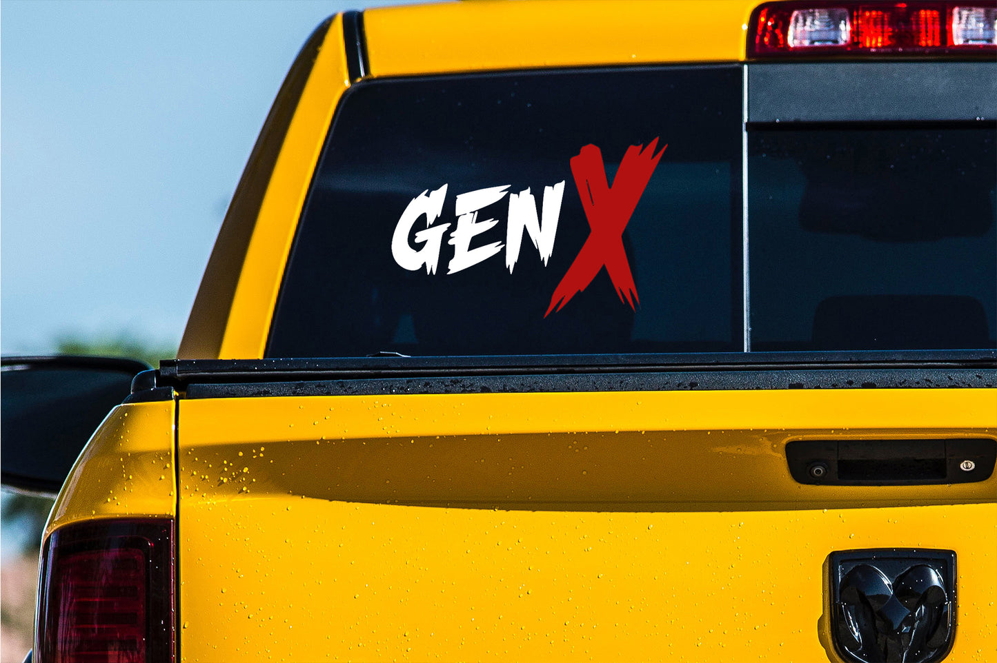 Gen X Grunge Vinyl Decal