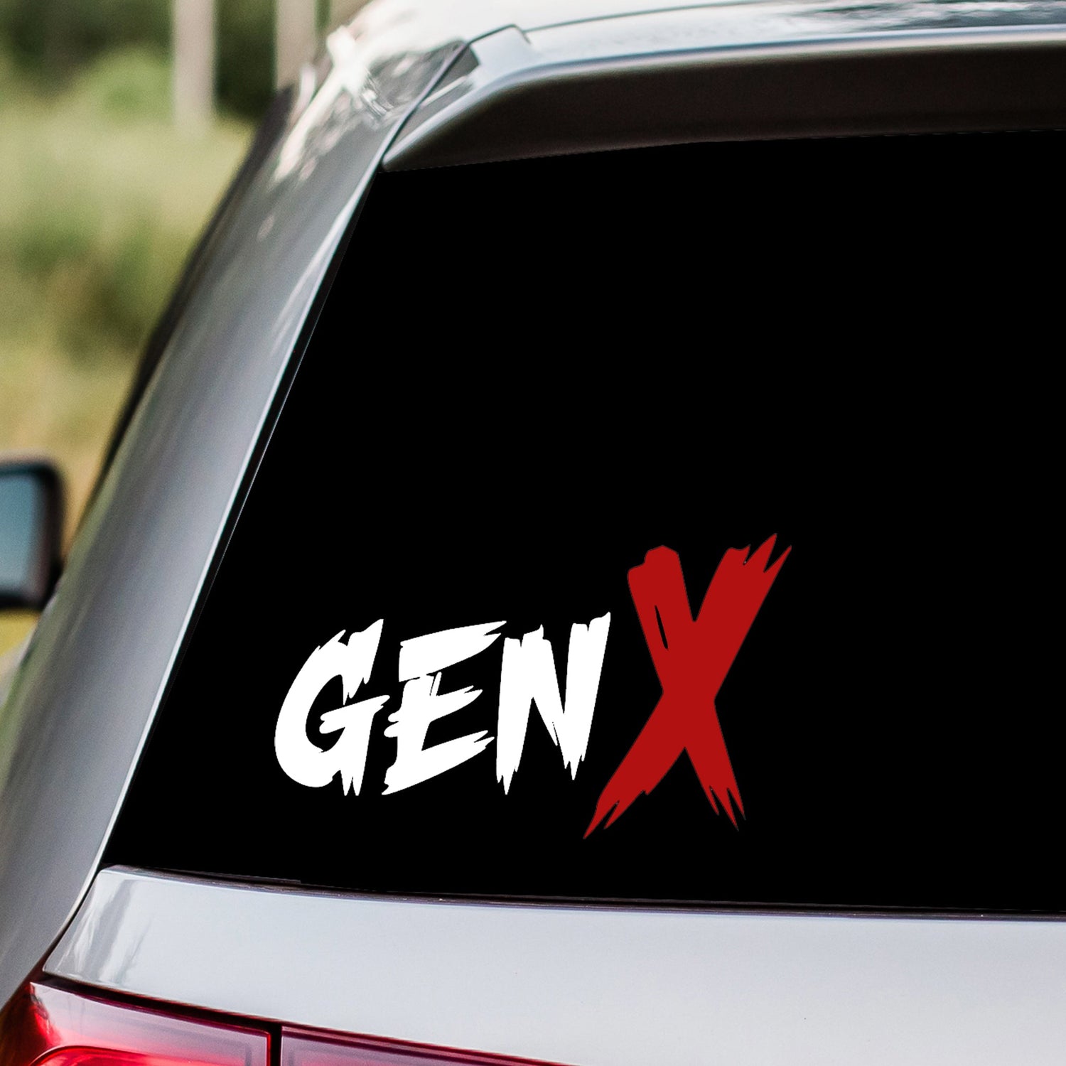 Gen X vinyl decal
