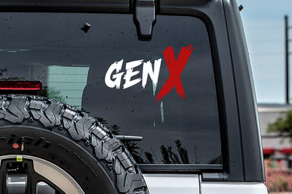 Gen X Grunge Vinyl Decal
