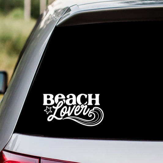 Beach Lover Decal