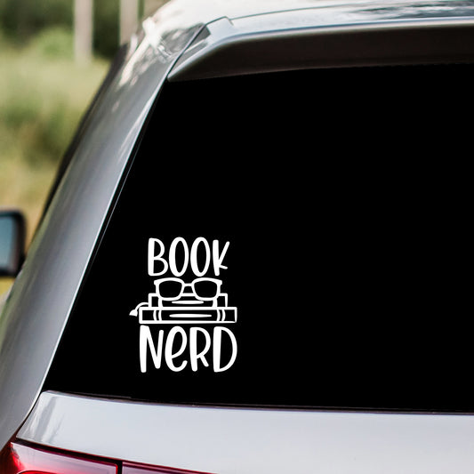 Book Nerd Decal