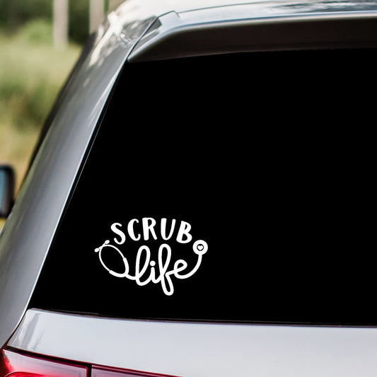 Scrub Life Decal Sticker