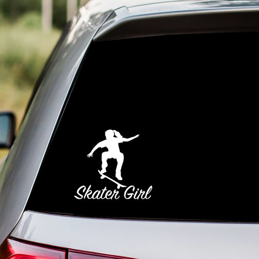 Skater Girl Decal Sticker